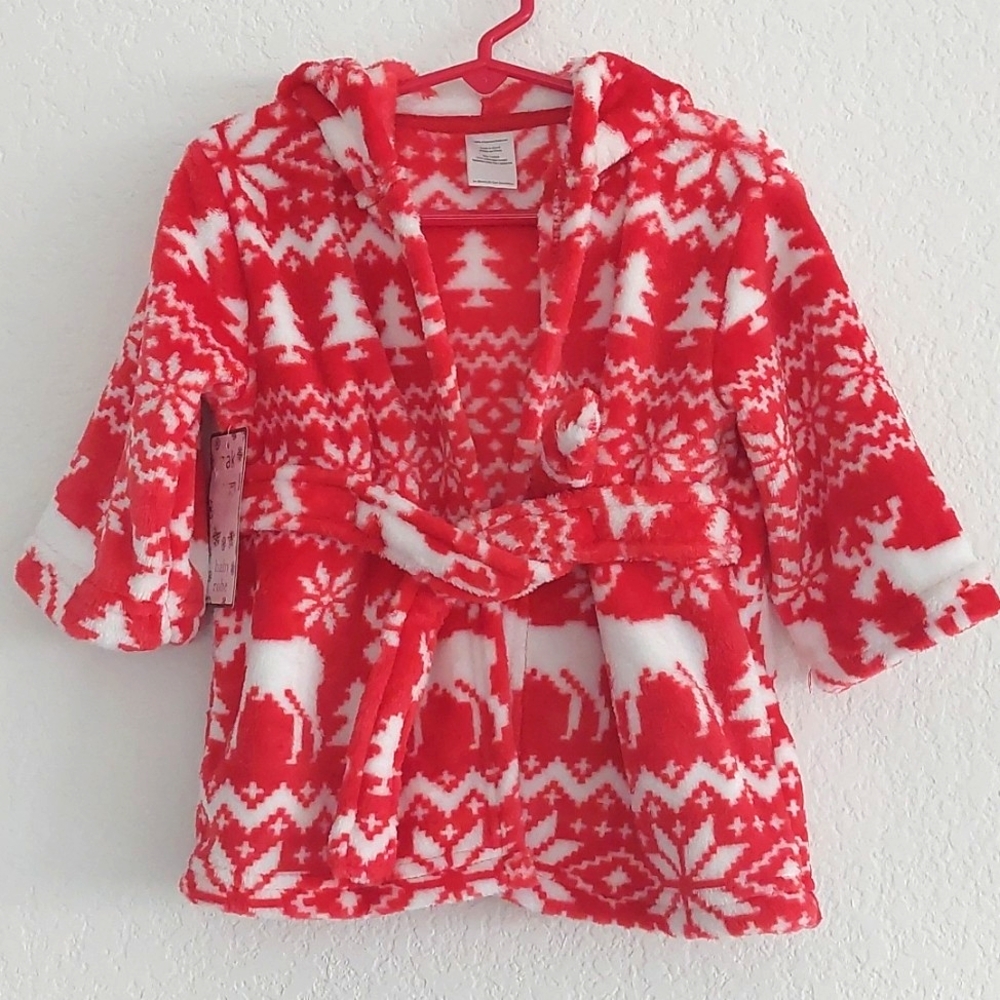 ZAK & ZOEY baby hooded robe NWT
